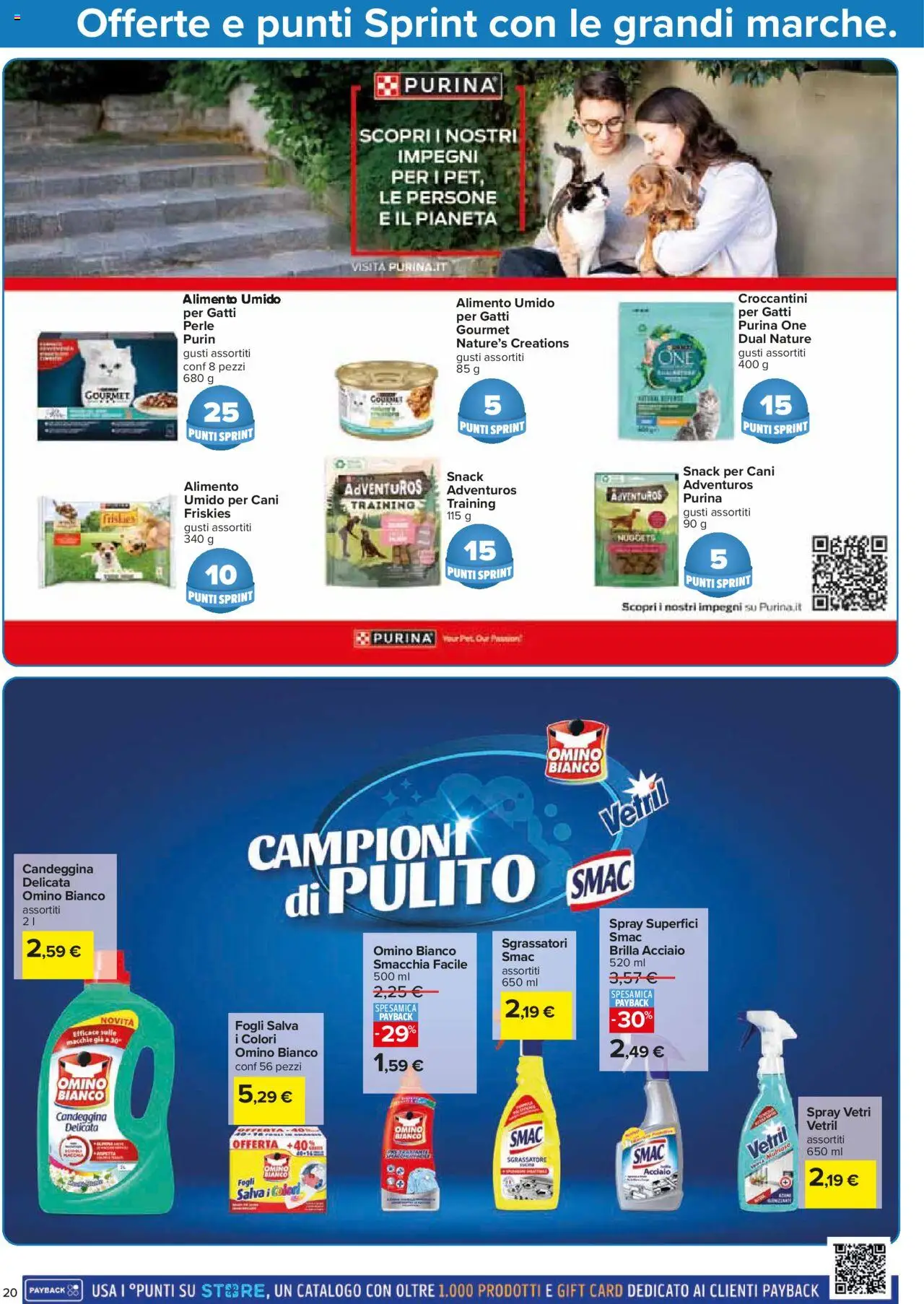 Volantino Carrefour del 05.09.2025 | Pagina: 20 | Prodotti: Candeggina, Sgrassatore