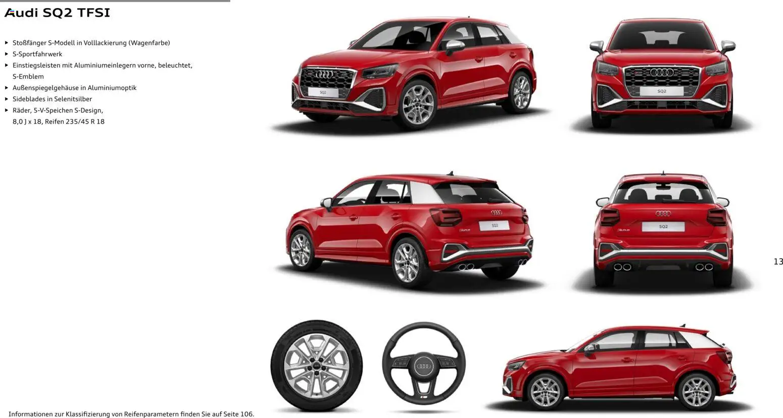 Audi Q2 / SQ2 – gültig ab 05.06.2025 | Seite: 13
