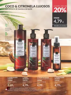 Vista previa Catálogo AVON campaña 4 válido desde el 01.04.2026 | Página: 167 | Productos: Jabón, Τυρόπιτα, Baño, Ducha