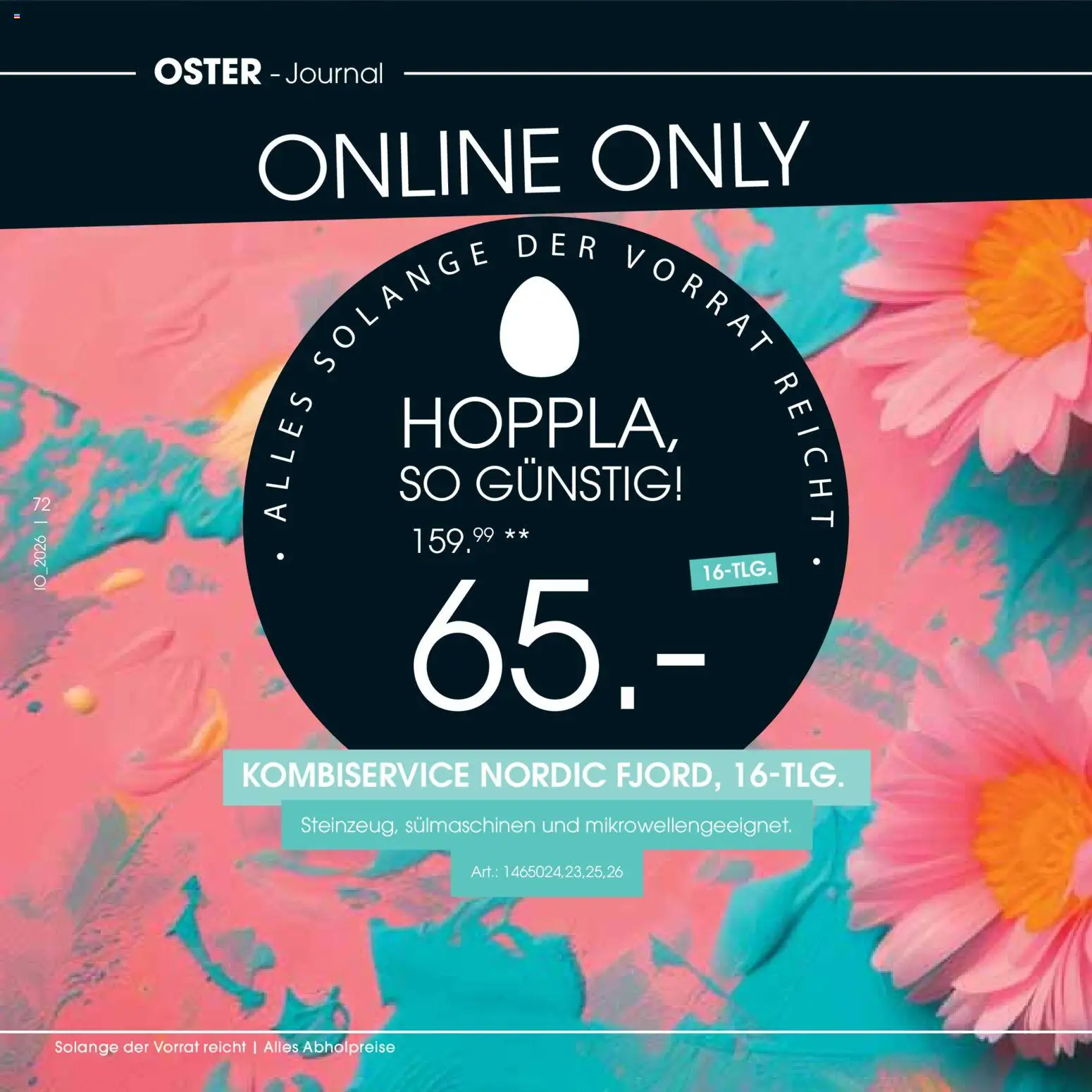 Zurbrüggen Oster-Journal – gültig ab 23.03.2026 | Seite: 72