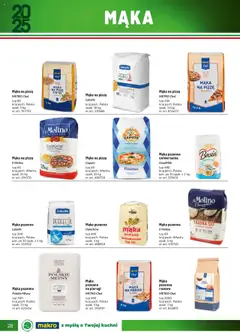 Makro Gazetka - Italia na talerzu od 31.01.2025 | Strona: 28 | Produkty: Pierogi, Mąka razowa