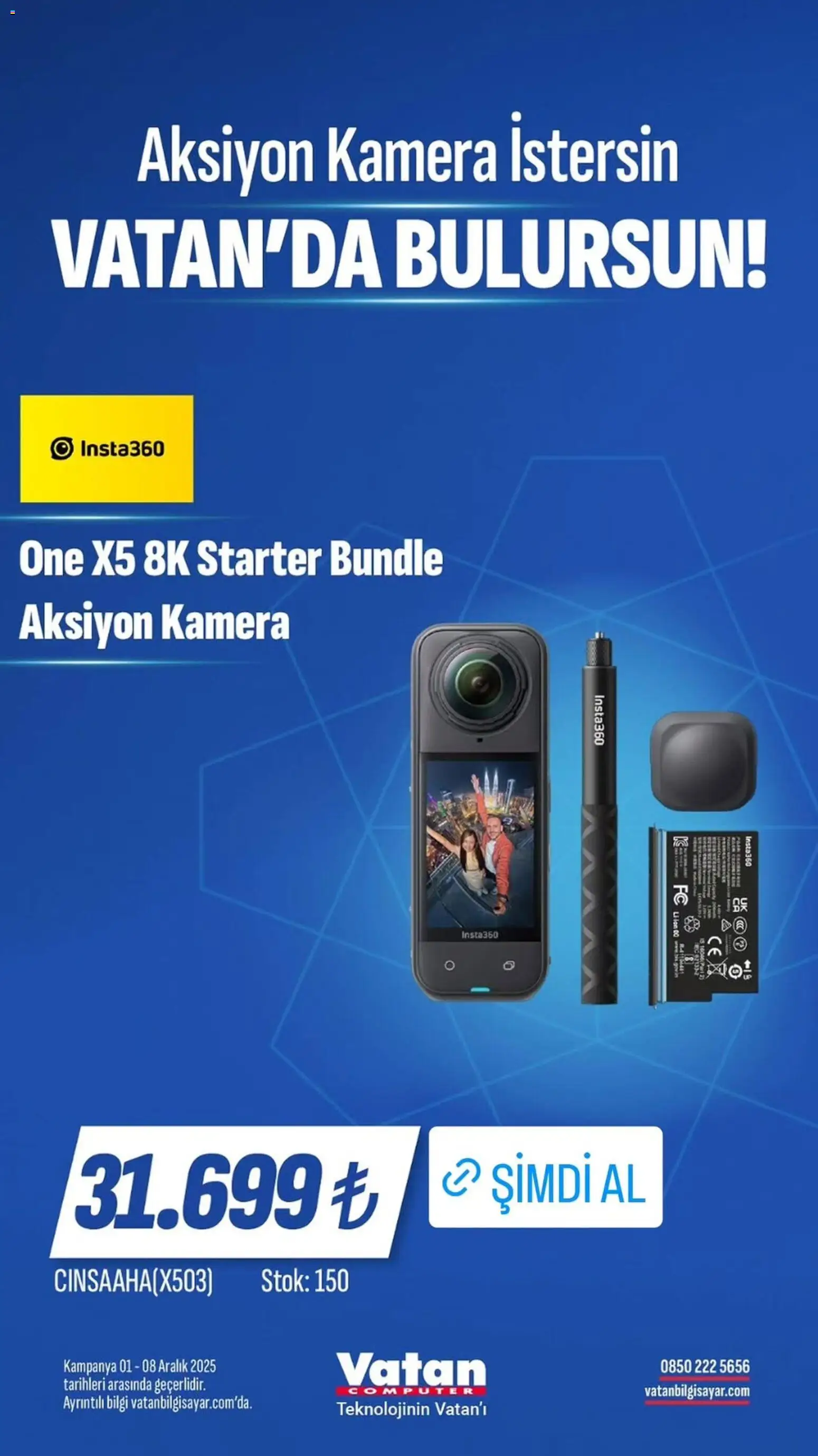 Vatan Bilgisayar İndirim - 01.12.2025 tarihinden itibaren geçerlidir | Sayfa: 5 | Ürünler: Kamera