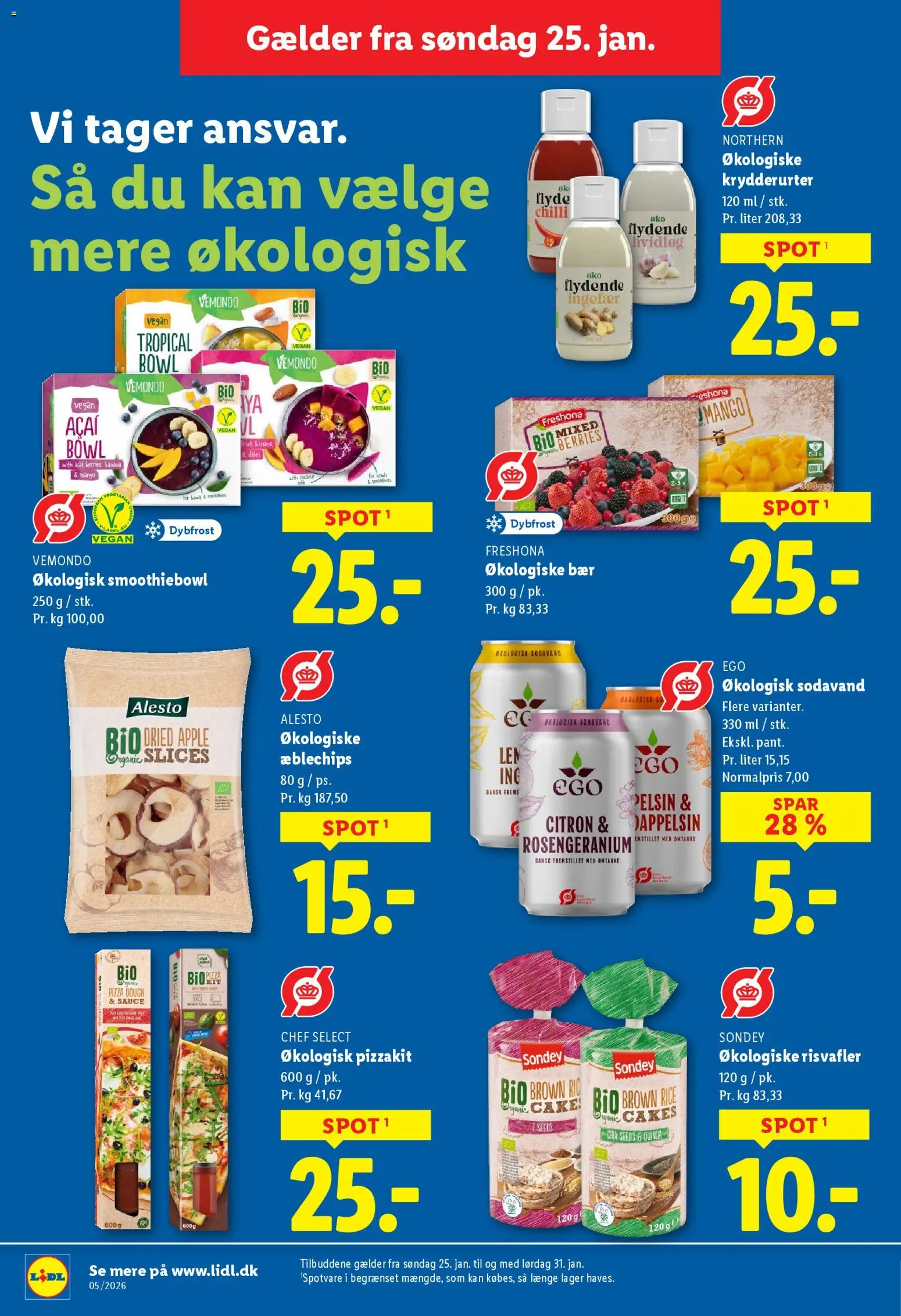 Lidl tilbudsavis – gyldig fra 29.01.2026 | Side: 24 | Produkter: Mango, Pizza, Søm, Æblechips