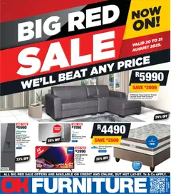 Preview of OK Furniture specials valid from 20.08.2025
