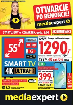Pogląd oferty "Mediaexpert Gazetka - Otwarcie po remoncie Skierniewice" - ważna od 29.01.2026