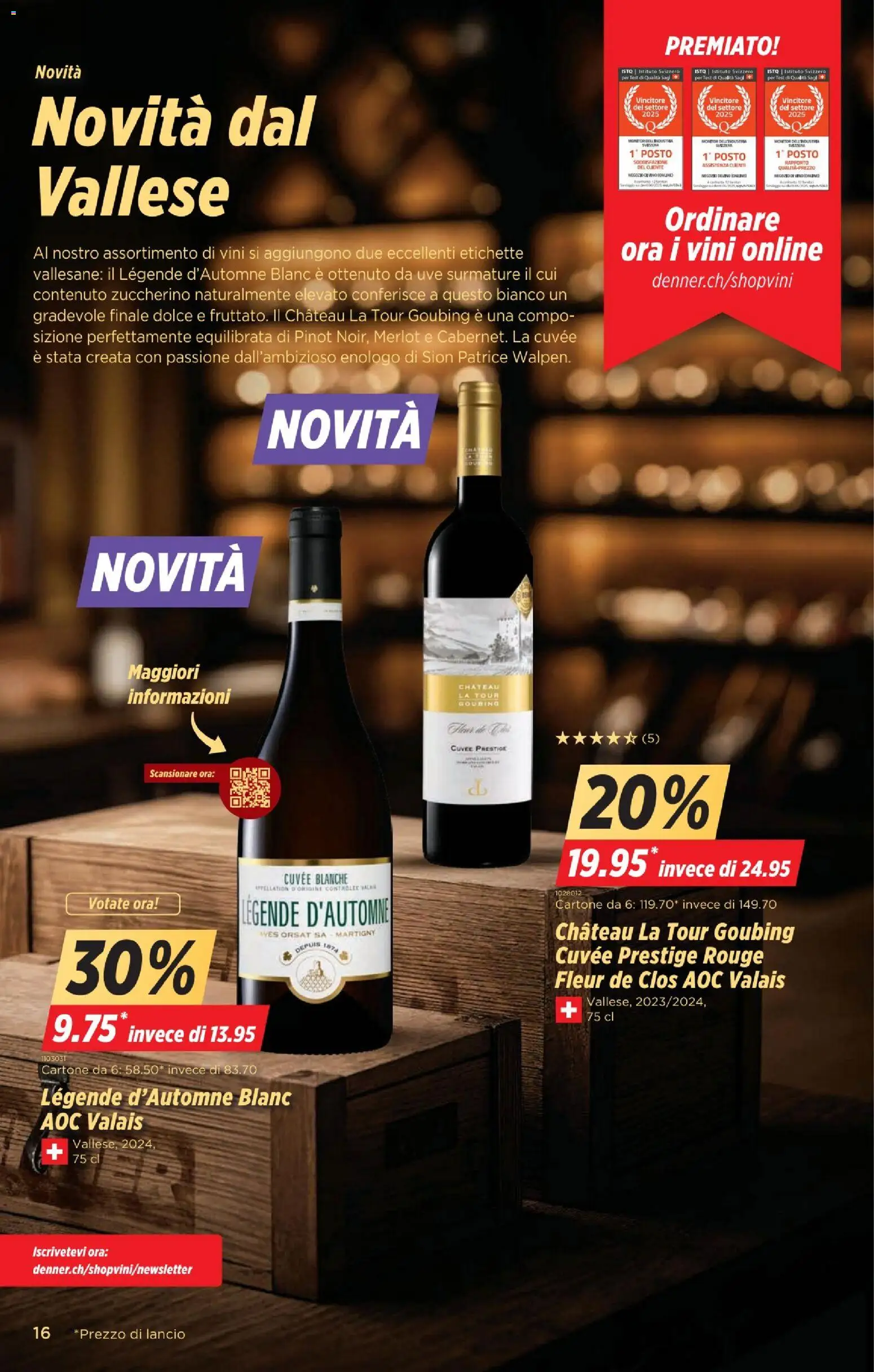 Denner Aktionen IT – gültig ab 02.12.2025 | Seite: 16 | Produkte: Merlot, Rouge, Monitor