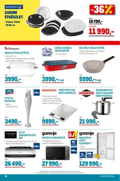 Metro - Élelmiszer és Szezonális katalógus 2025/11 - amely érvényes a következő dátumtól: 02.11.2025 | Oldal: 28 | Termékek: Botmixer, Étkészlet, Szekrény