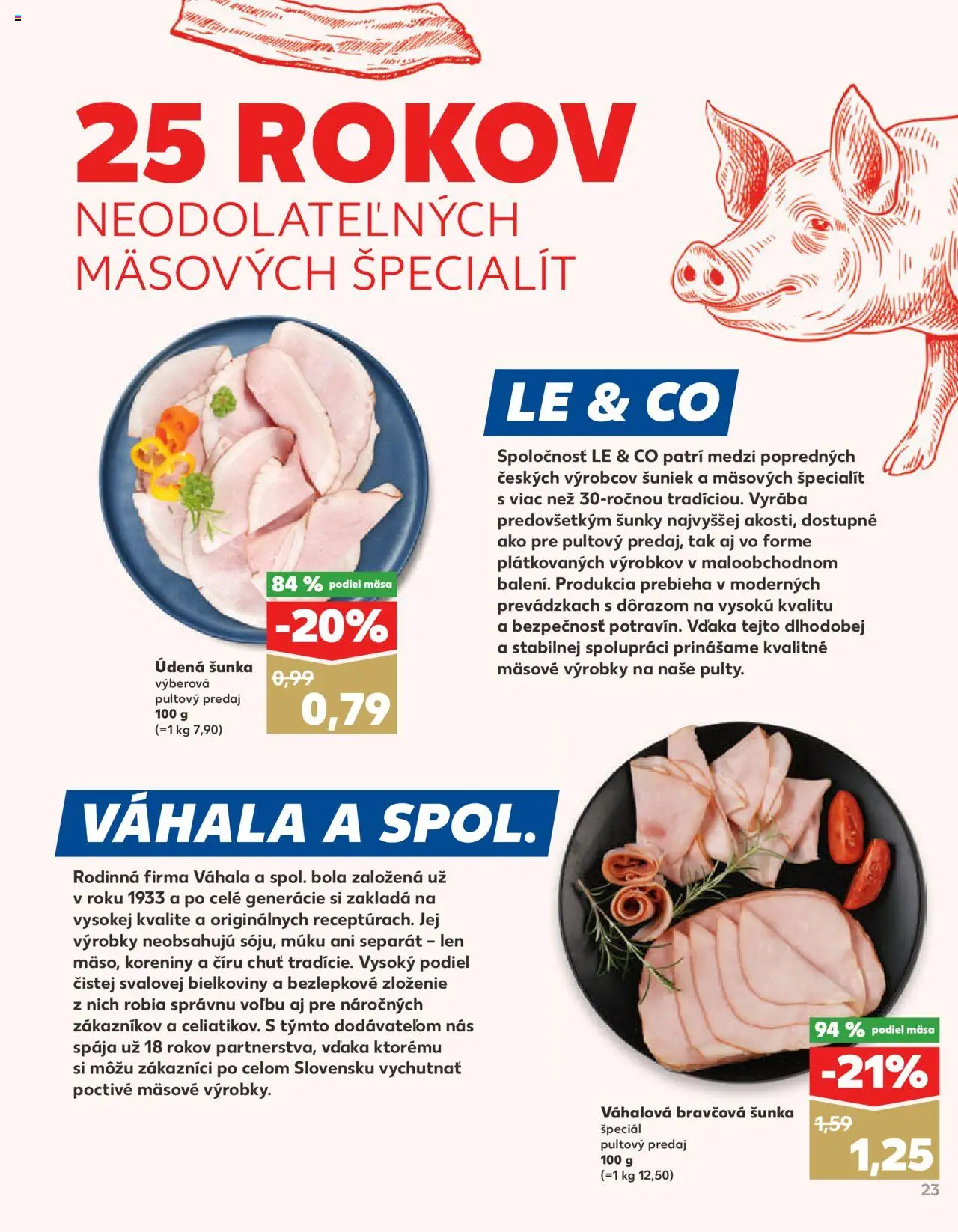 Kaufland SK akciós ujság - amely érvényes a következő dátumtól: 01.10.2025 | Oldal: 23