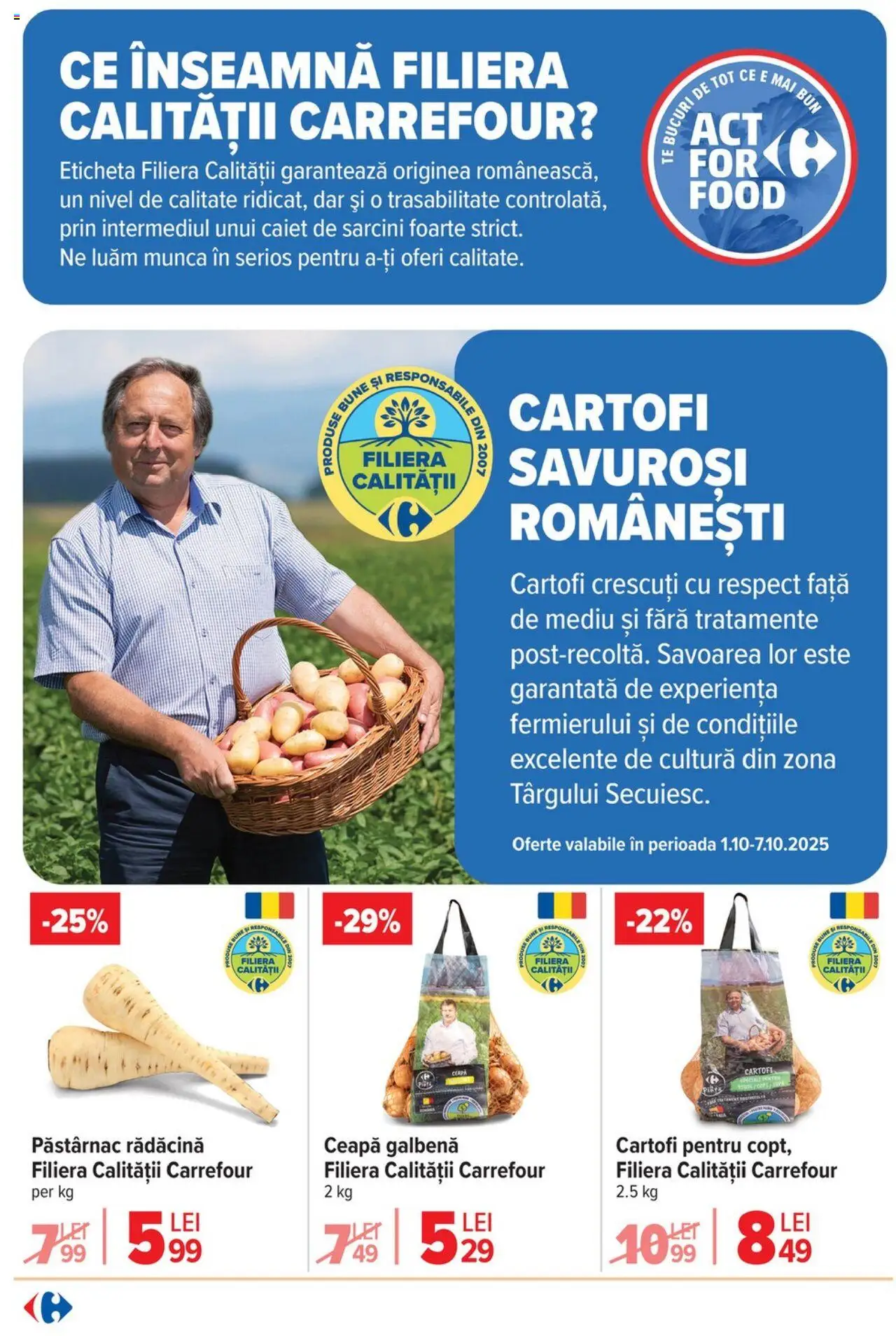 Noul catalog Carrefour – valabil de la 01.10.2025 | Pagină: 20 | Produse: Press Kemik, Ceapă galbenă, Cartofi, Ceapă