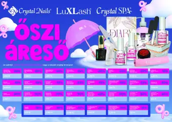 Crystal Nails Akciós újság - amely érvényes a következő dátumtól: 31.10.2025