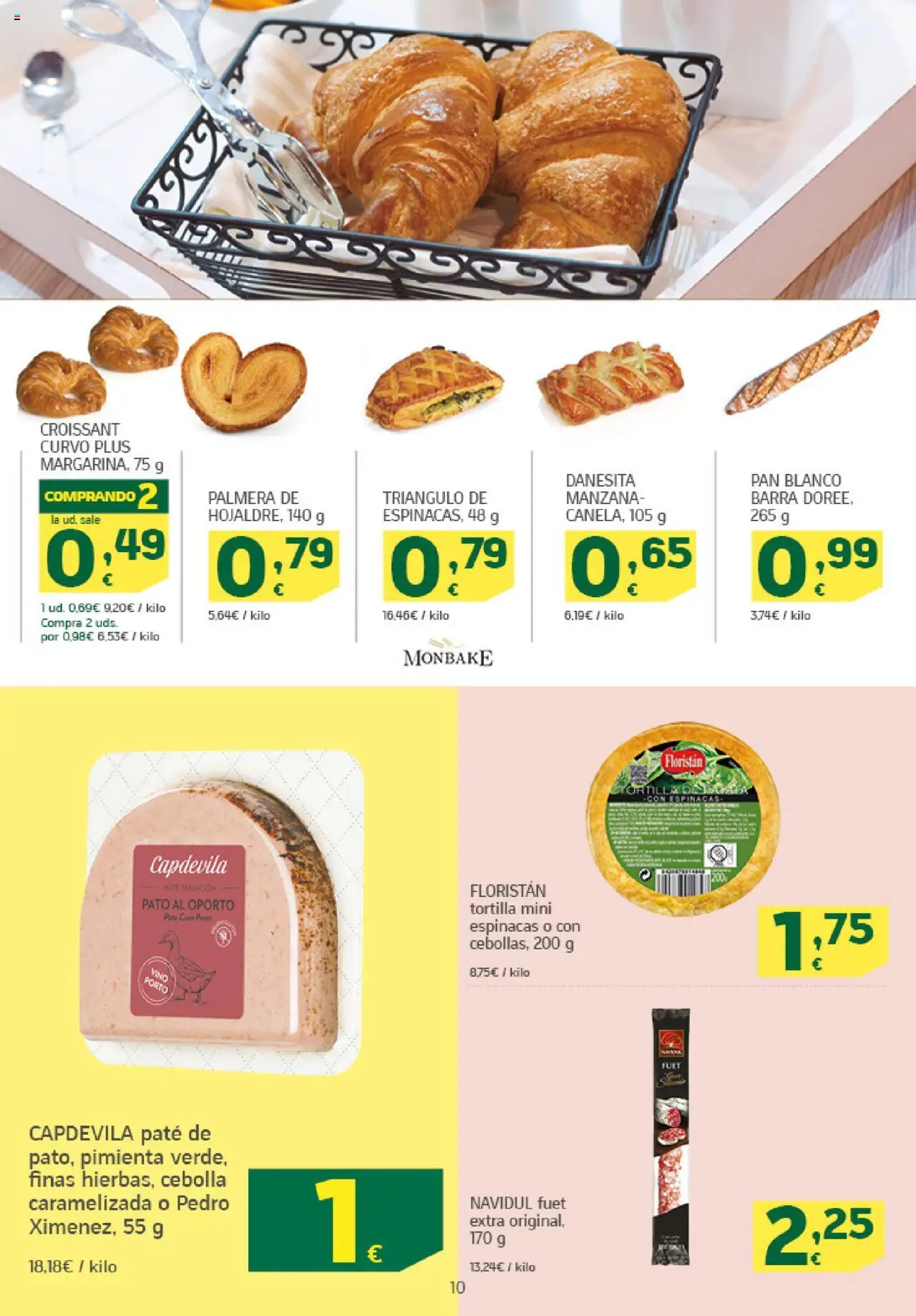HiperDino folleto │ válido desde el 09.10.2025 | Página: 10 | Productos: Croissant, Πορσελάνη, Manzana, Παγωμένο τσάι