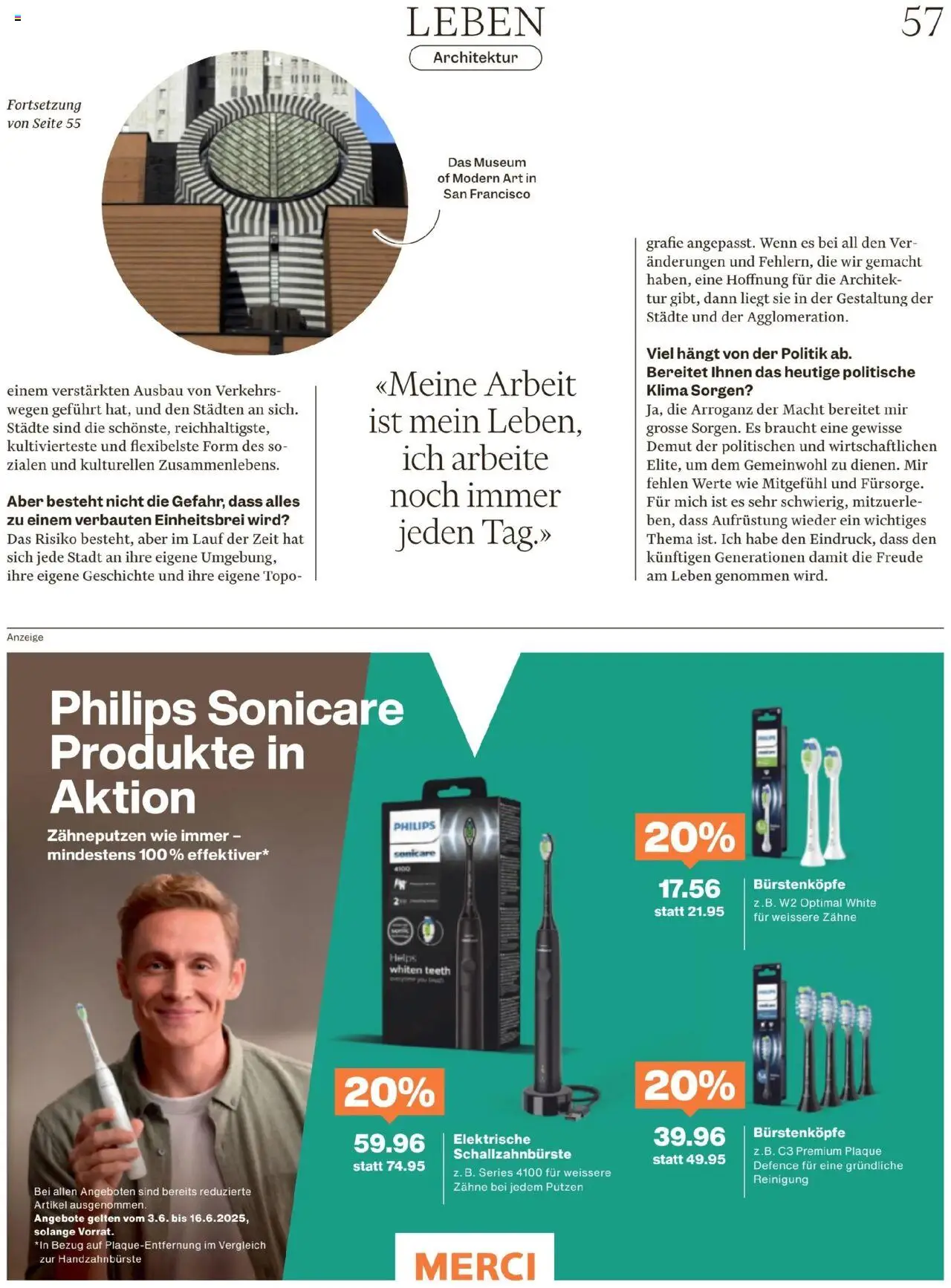 Migros Magazin ab 03.06.2025 | Seite: 57 | Produkte: Philips