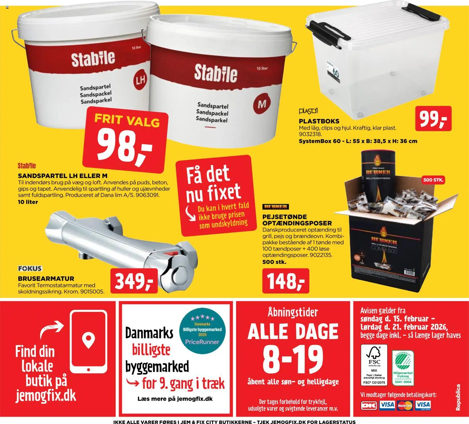 Jem & fix tilbudsavis – gyldig fra 15.02.2026 | Side: 16 | Produkter: Søm