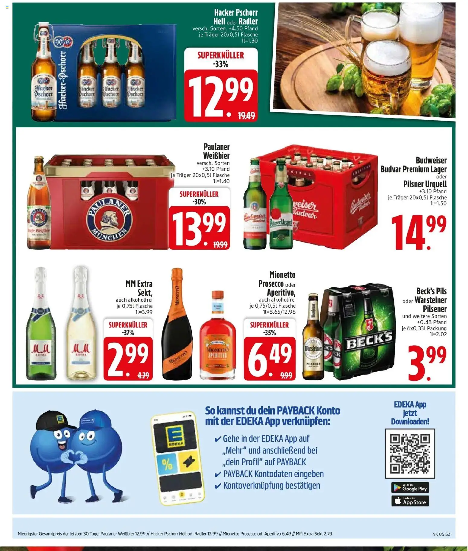 Edeka prospekt Vohburg	 (ab 26.01.2026) » Angebote Online | Seite: 23 | Produkte: Weißbier, Pils, Warsteiner, Budweiser
