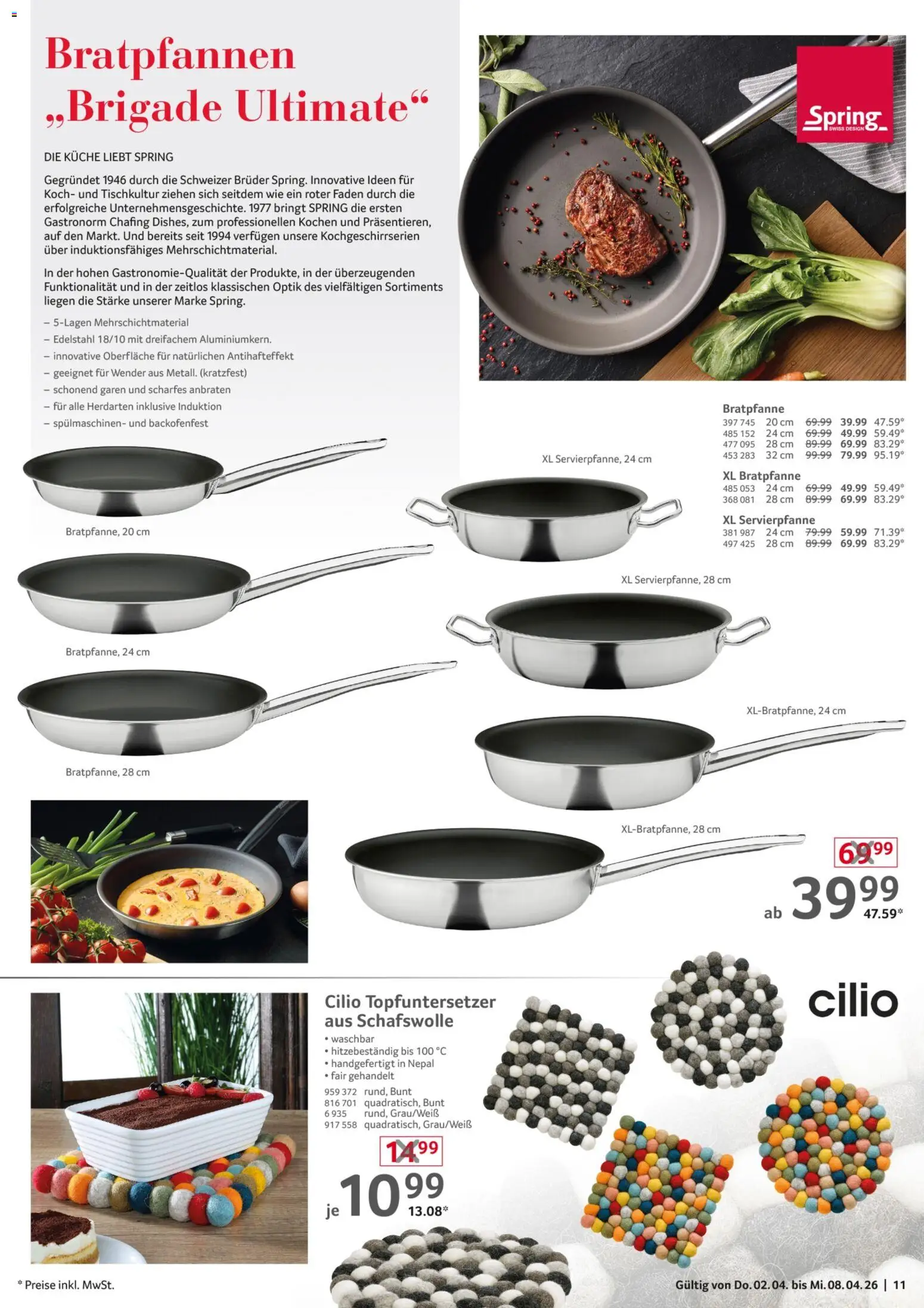 Selgros Non Food – gültig ab 02.04.2026 | Seite: 11 | Produkte: Küche