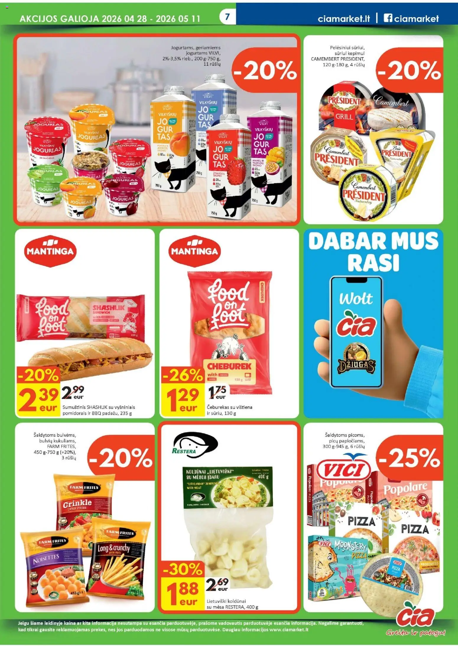 ČIA MARKET akcijos nuo 28.04.2026 | Puslapis: 7