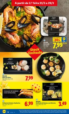 Pré-visualização DELUXE Gratinado de Batatas com Brócolos, Emb. 400 g válido de 23.03.2026 | Página: 18 | Produtos: Brócolos, Espinafres, Salmão