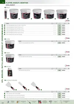 Rexel - Prévisualisation de Rexel EPI, mesure, outillage, fixations et consommables valide à partir de 01.09.2025 | Page: 121 | Produits: Sac, Poudre, Mortier, Plâtre