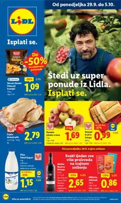 Katalog Lidl - Pregled kataloga iz trgovine Lidl, vrijedi od 29.09.2025