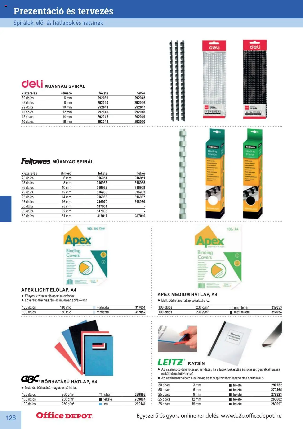 Office Depot akciós ujság - amely érvényes a következő dátumtól: 10.04.2025 | Oldal: 126
