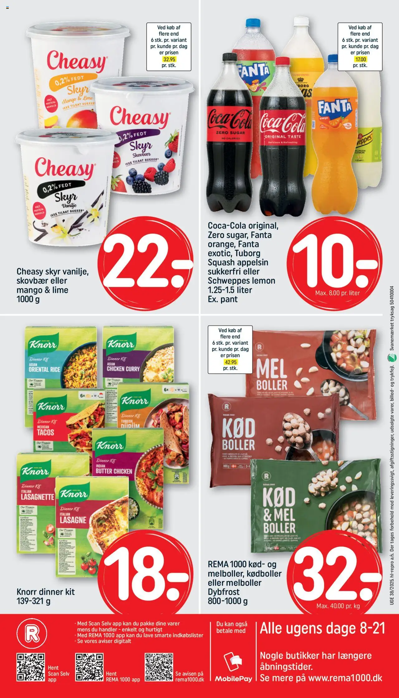 Rema 1000 tilbudsavis – gyldig fra 14.09.2025 | Side: 24 | Produkter: Squash, Sukker, Vanilje, Carpete