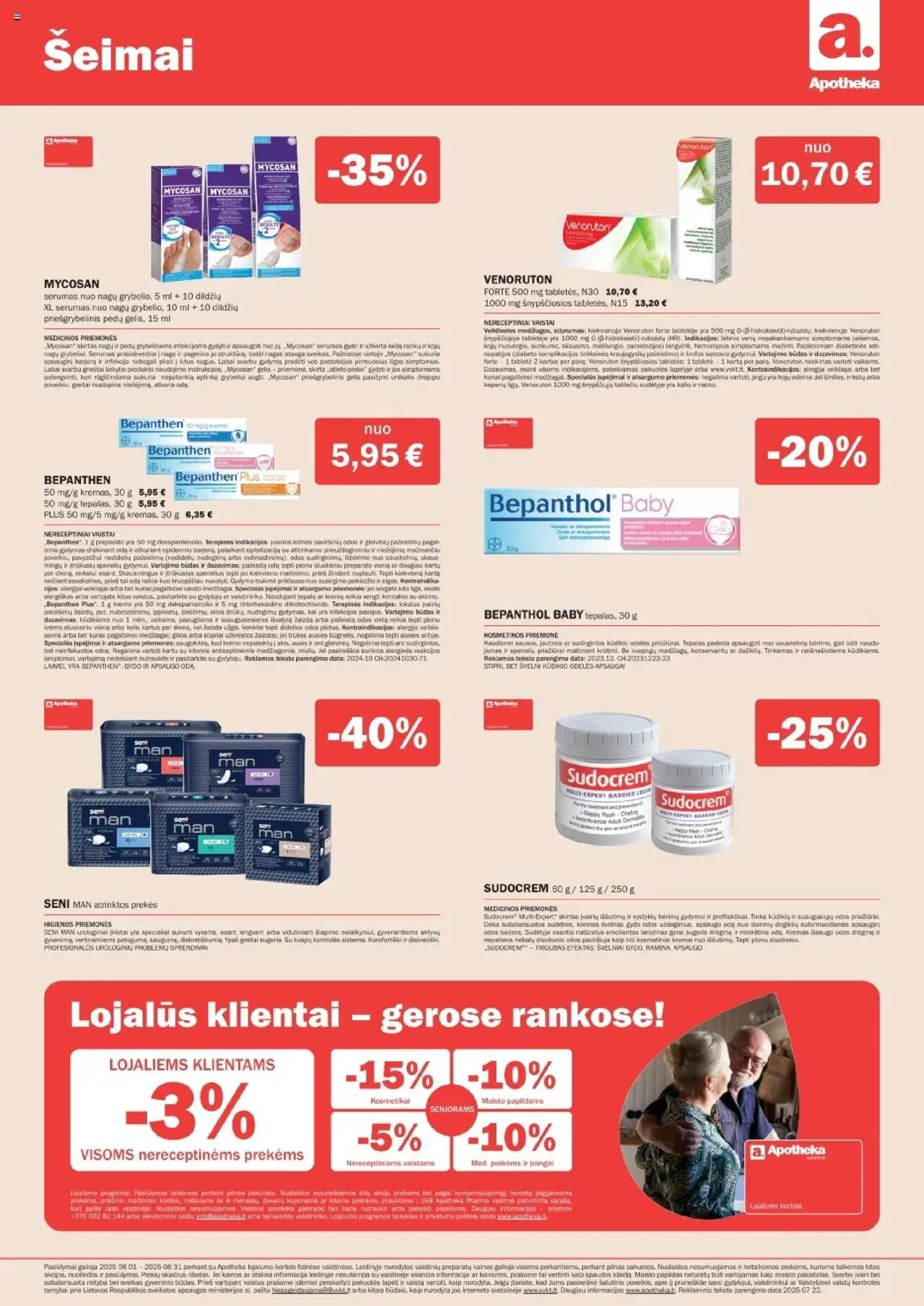 Apotheka - Leidinys│galioja nuo 01.08.2025 | Puslapis: 8 | Prekių: Kremas