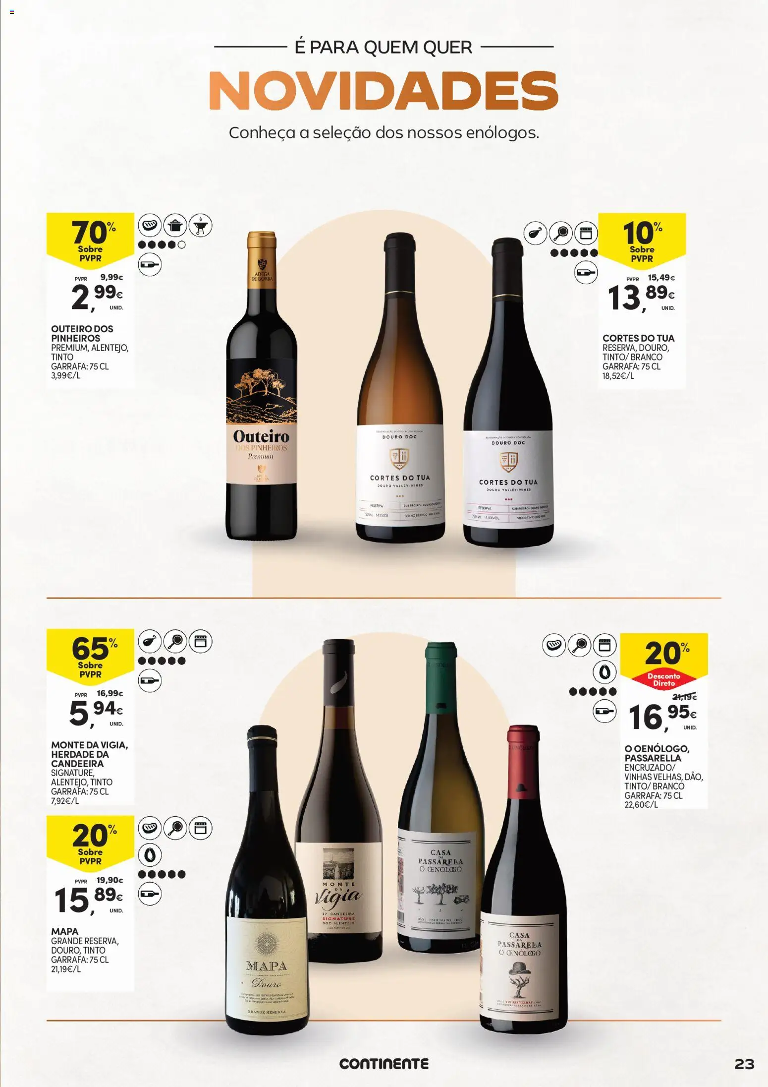 Continente - Açores Queijos, Enchidos e Vinhos │ válido de 03.02.2026 | Página: 23 | Produtos: Vinho, Vinho tinto