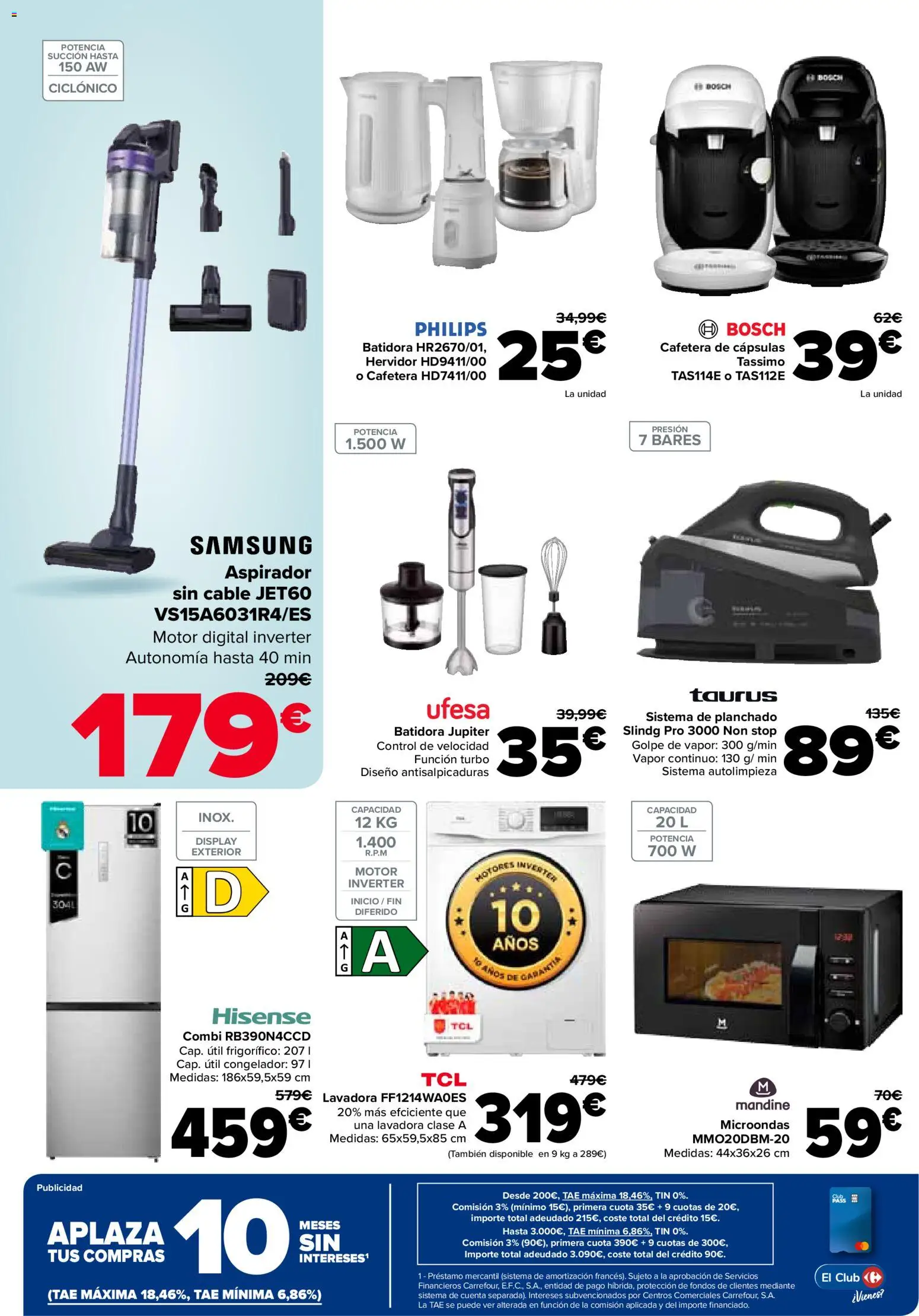 Carrefour folleto │ válido desde el 28.10.2025 | Página: 84 | Productos: Cable, Lavadora, Combi, Cafetera