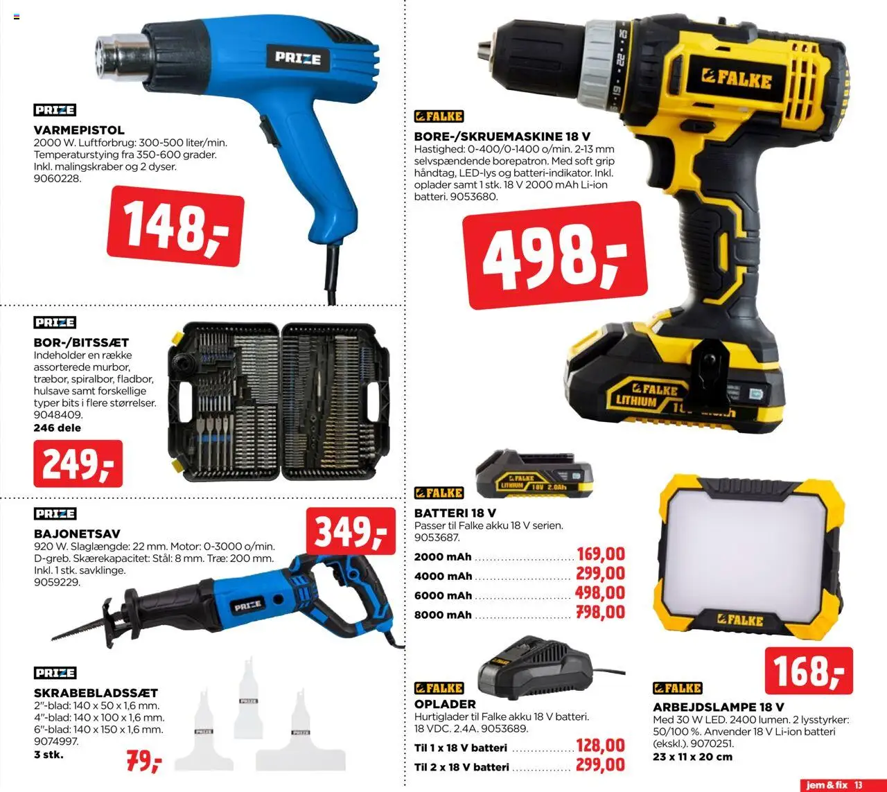 Jem & fix Tilbudsavis gyldig fra 06.07.2025 | Side: 13 | Produkter: Batteri