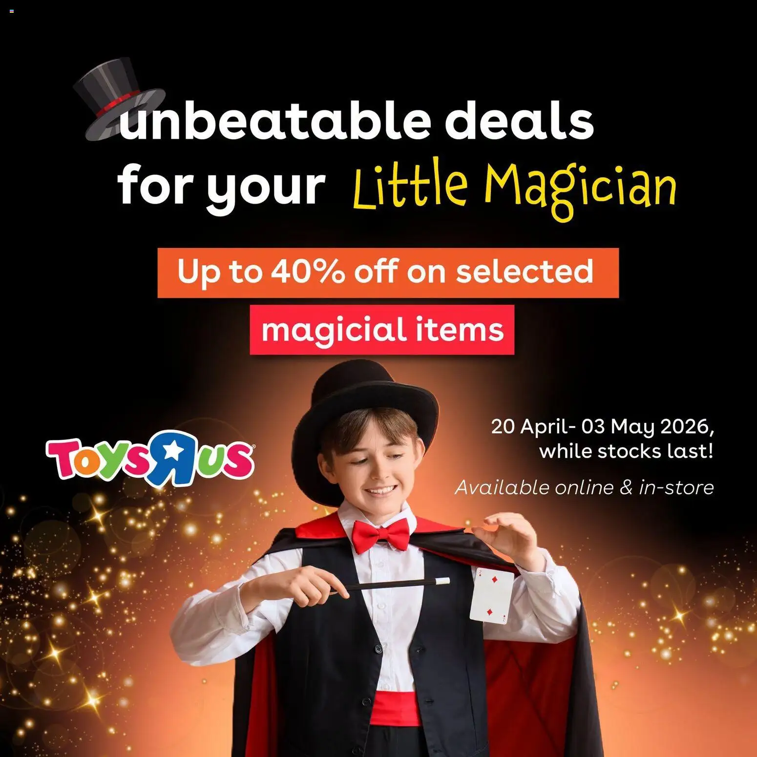 Toys R Us  Magical Deals | 20/04/2026 | How to get a limited discount? Save today! | South Africa