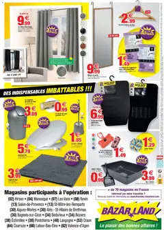 Bazarland - Prévisualisation de Bazarland catalogue valide à partir de 18.02.2026 | Page: 2 | Produits: Poubelle, Rideau thermique, Litière, Tapis