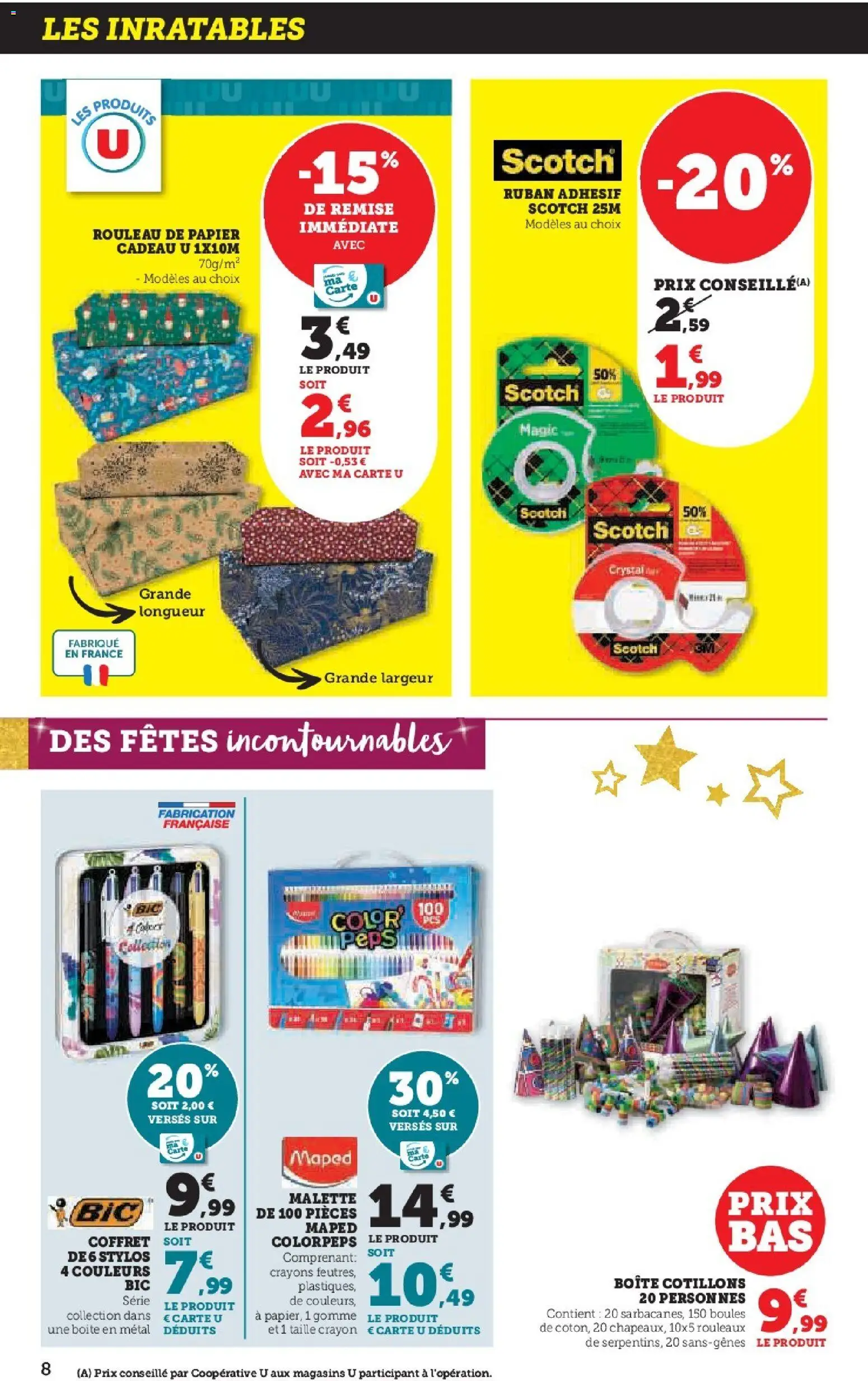 {H1} | Page: 8 | Produits: Rouleau, Crayon