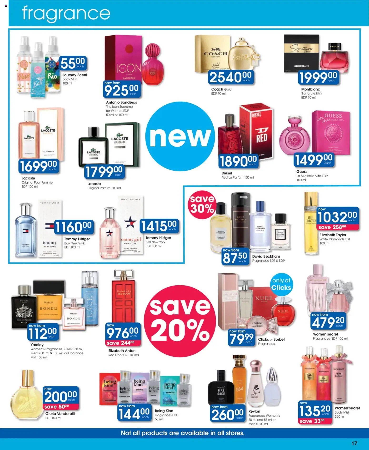 New Clicks catalogue – valid from 25.02.2026 | Page: 17 | Products: Blazer, Fragrance, Blush