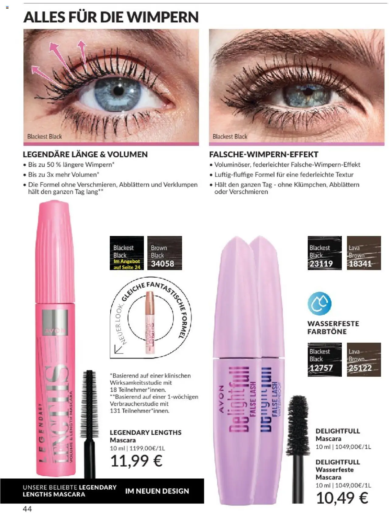 AVON Katalog August 2025 - gültig ab dem 01.08.2025 | Seite: 46 | Produkte: Mascara