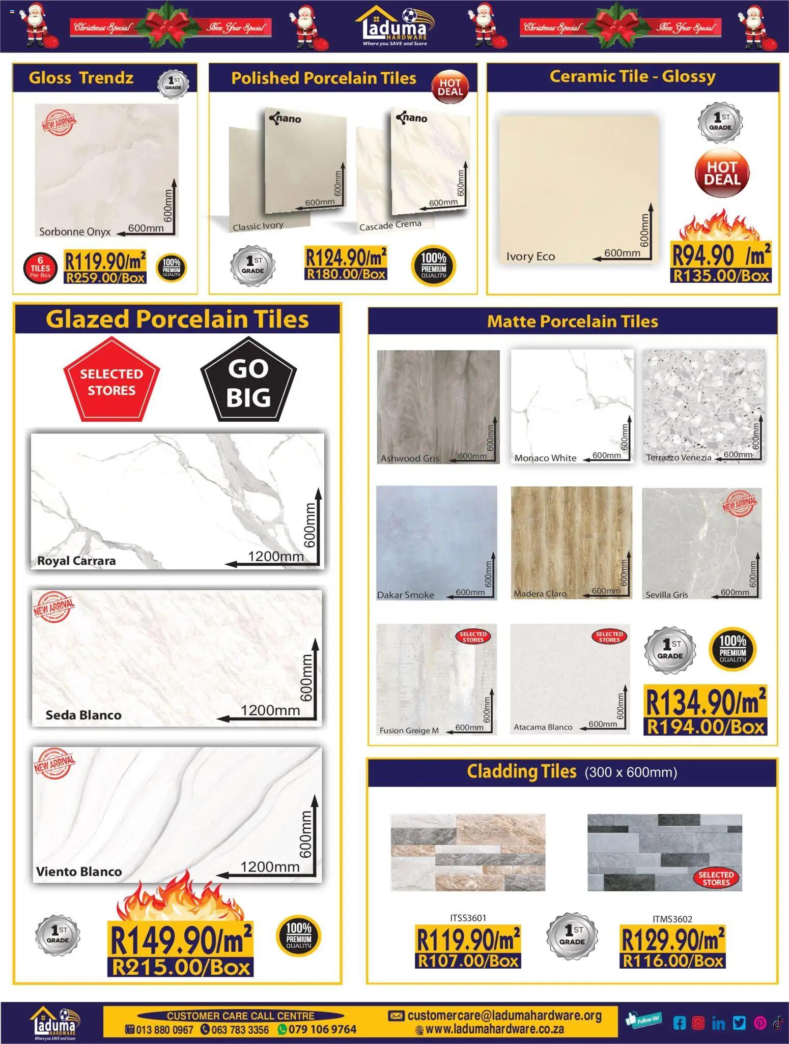 New Laduma Hardware catalogue – valid from 11.12.2025 | Page: 9 | Products: Gloss, Box, Cladding