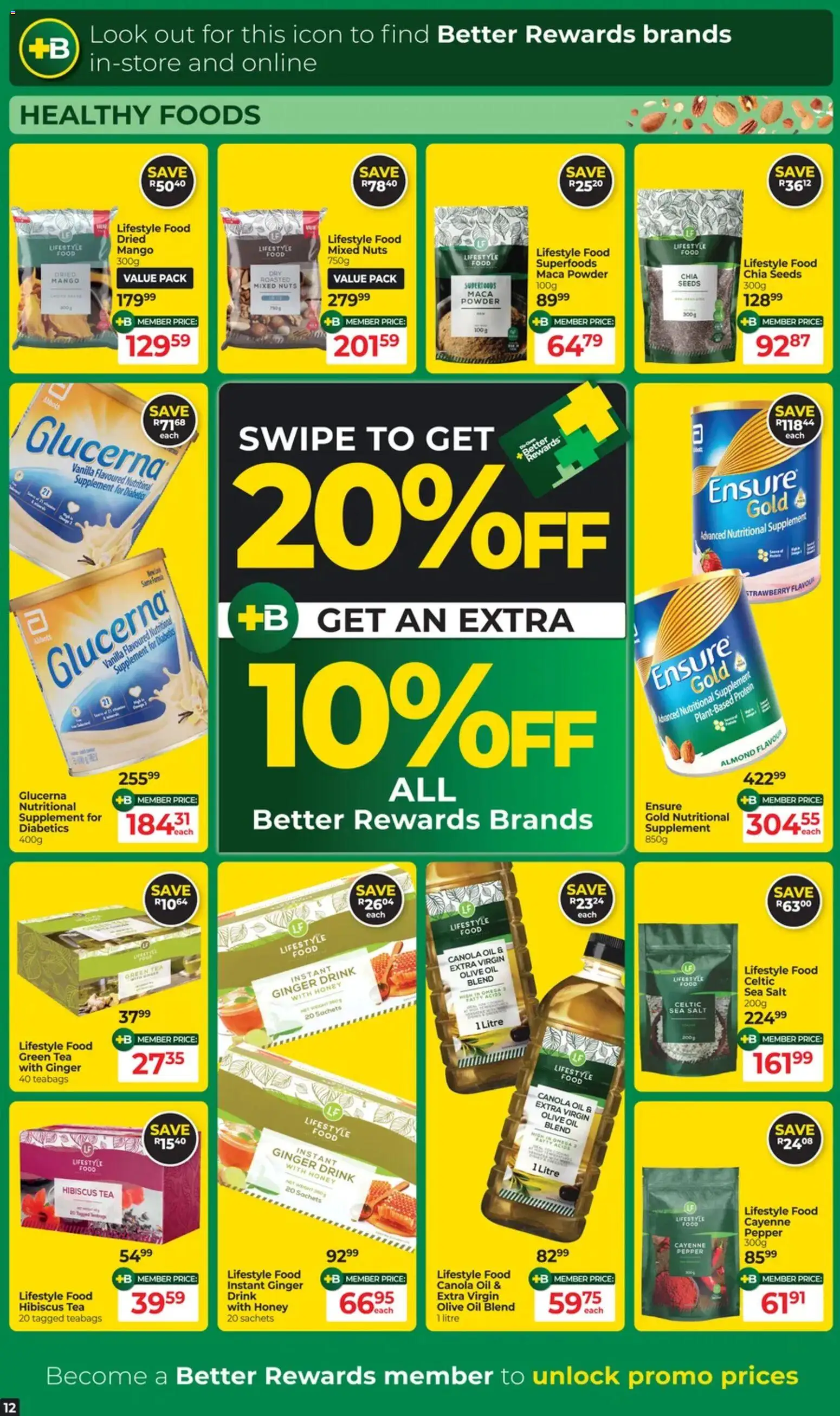New Dis-Chem catalogue – valid from 21.10.2025 | Page: 12 | Products: Powder, Nuts, Pepper, Mango