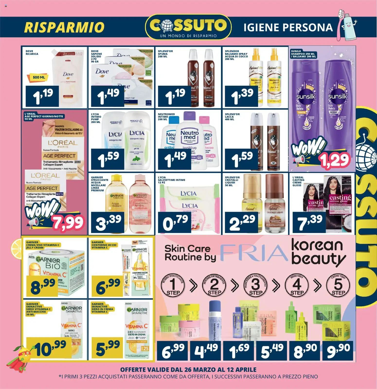Volantino Cossuto del 26.03.2026 | Pagina: 5 | Prodotti: Detergente intimo, Detergente, Intimo, Cocco
