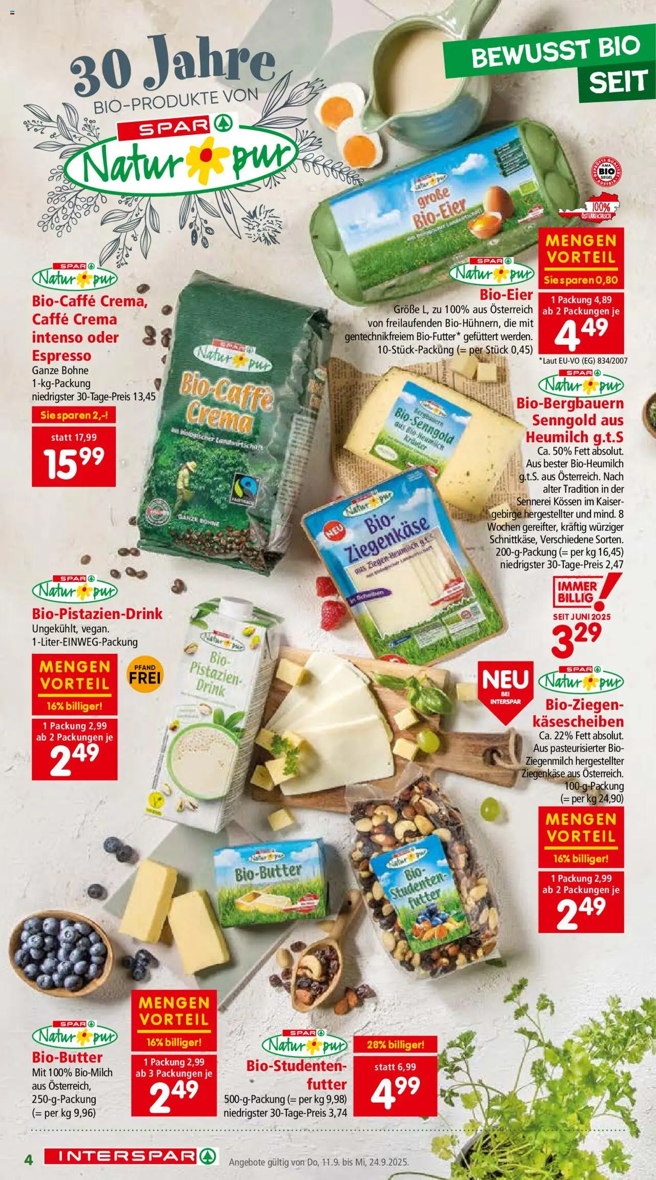 Interspar Bewusst Ernähren gültig ab 11.09.2025 | Seite: 4