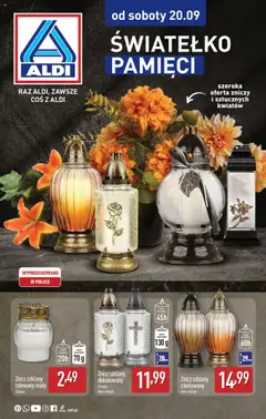 Pogląd oferty "Aldi Gazetka - Światełko pamięci" - ważna od 20.09.2025