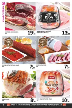 Vista previa E.Leclerc folleto válido desde el 07.01.2026 | Página: 4 | Productos: Jamón, Jamón cocido, Cerdo, Νυχτικό