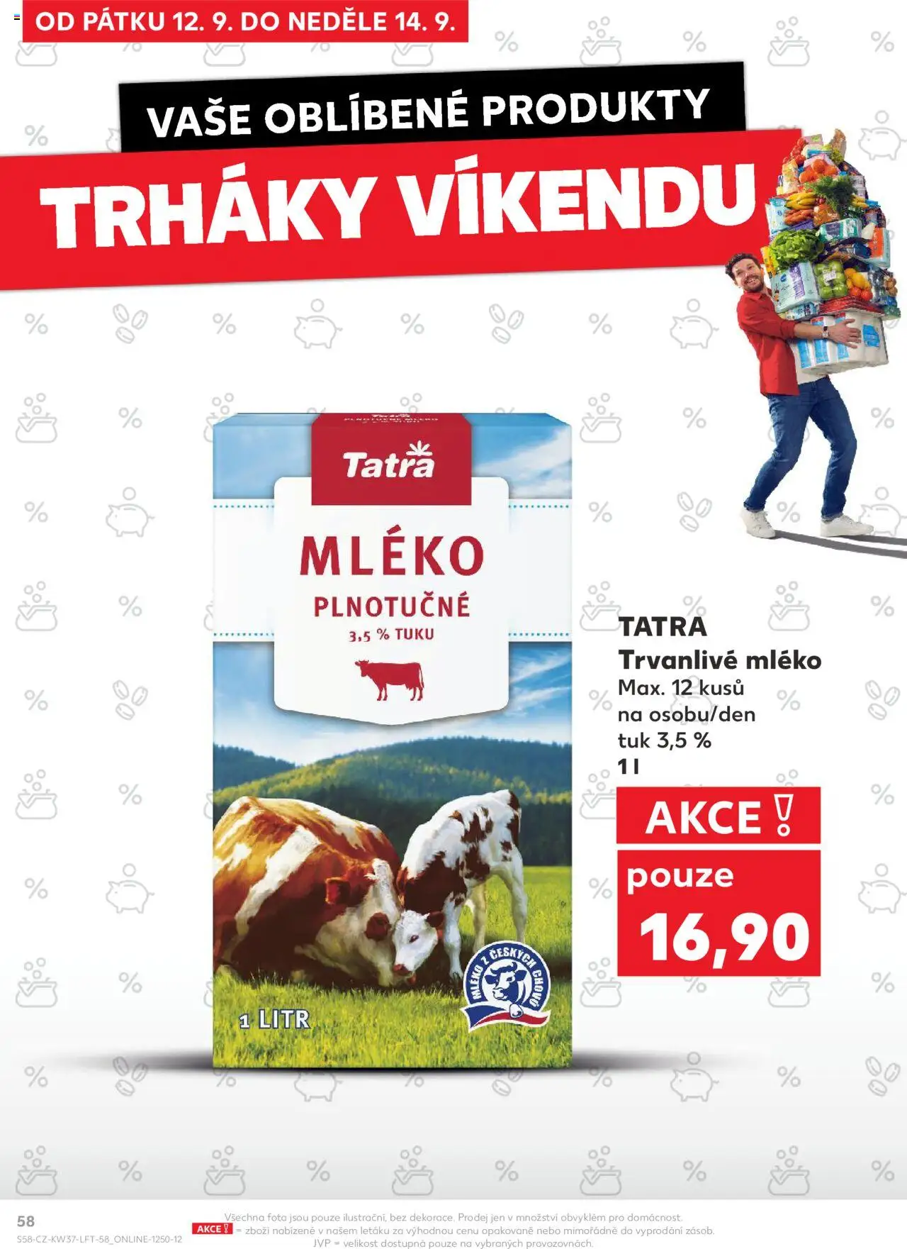 Kaufland leták od 10.09.2025 | Strana: 58 | Produkty: Mléko