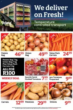 New Oxford Freshmarket catalogue – valid from 17.09.2025 | Page: 4 | Products: Jam, Bag, Tomatoes, Onions