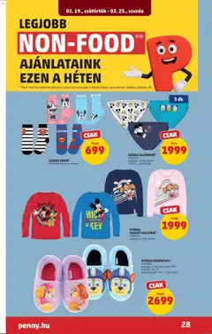 GYEREK ZOKNI*, többféle minta és méret - amely érvényes a következő dátumtól: 19.02.2026 | Oldal: 32