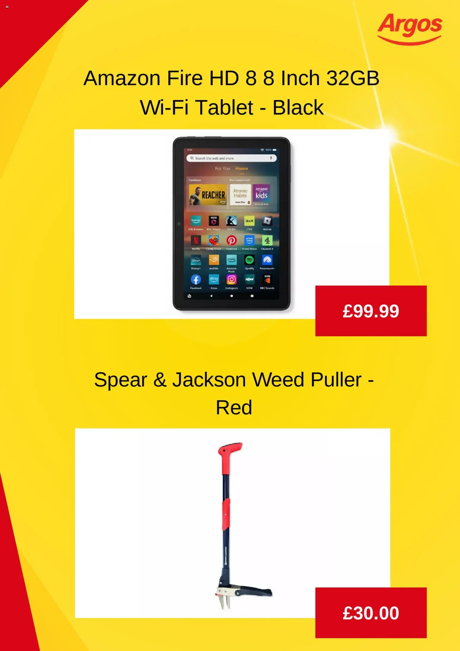 {H1} | Page: 3 | Products: Tablet, Video