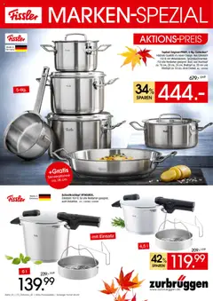 Zurbrüggen  Fissler Marken-Spezial ab 01.10.2025 gültig