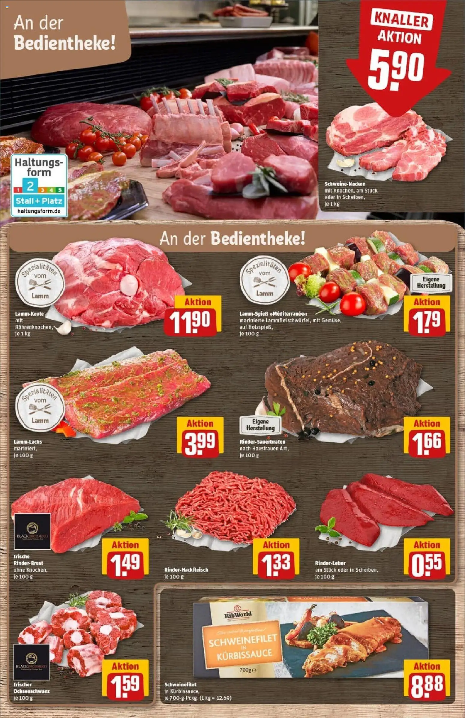 Rewe prospekt Wernigerode	 – gültig ab 26.10.2025 | Seite: 11 | Produkte: Lammkeule, Schweinenacken, Schweinefilet