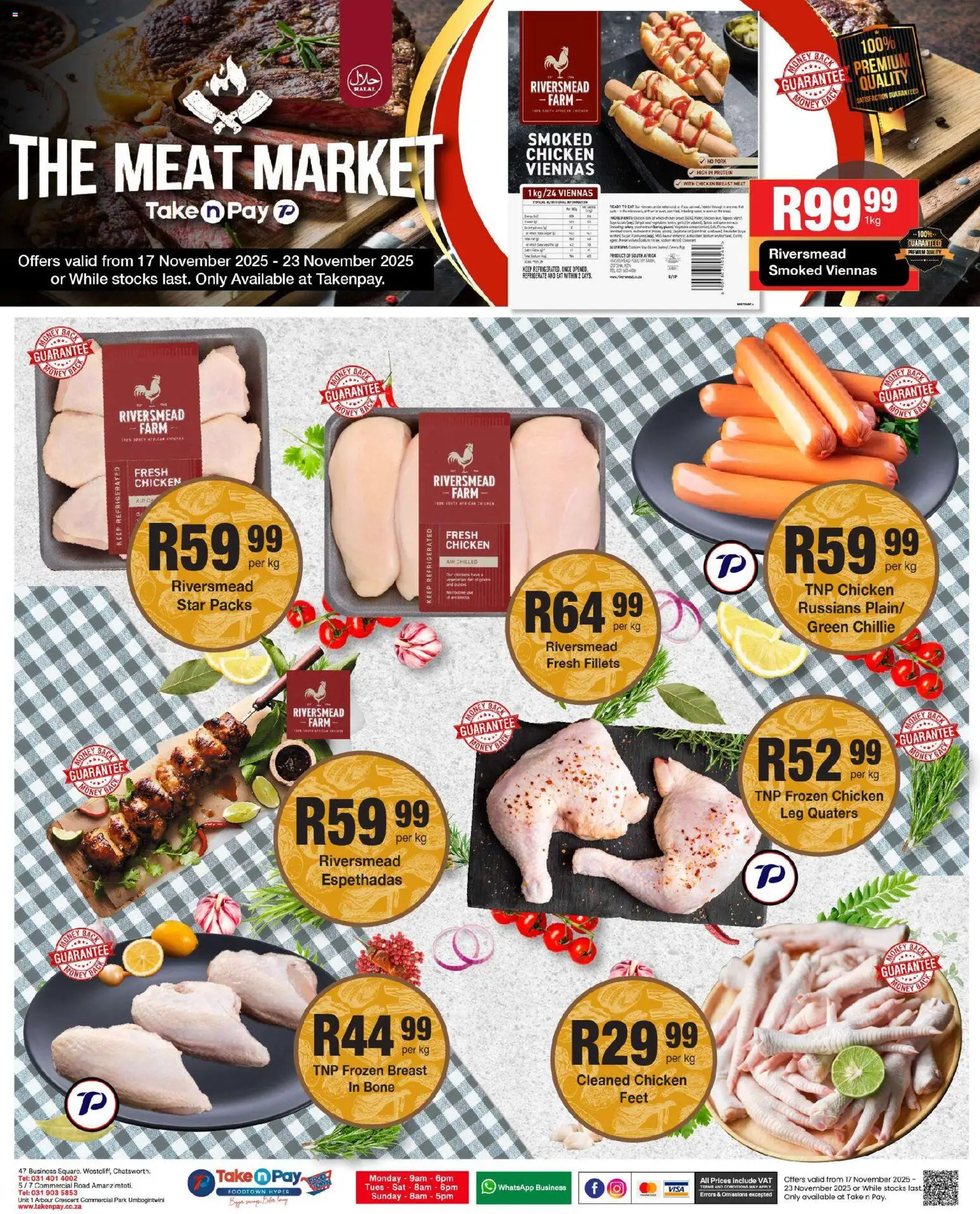 New Take n Pay catalogue – valid from 17.11.2025 | Page: 28 | Products: Detergente líquido, Limpiador íntimo, Chicken, Pork
