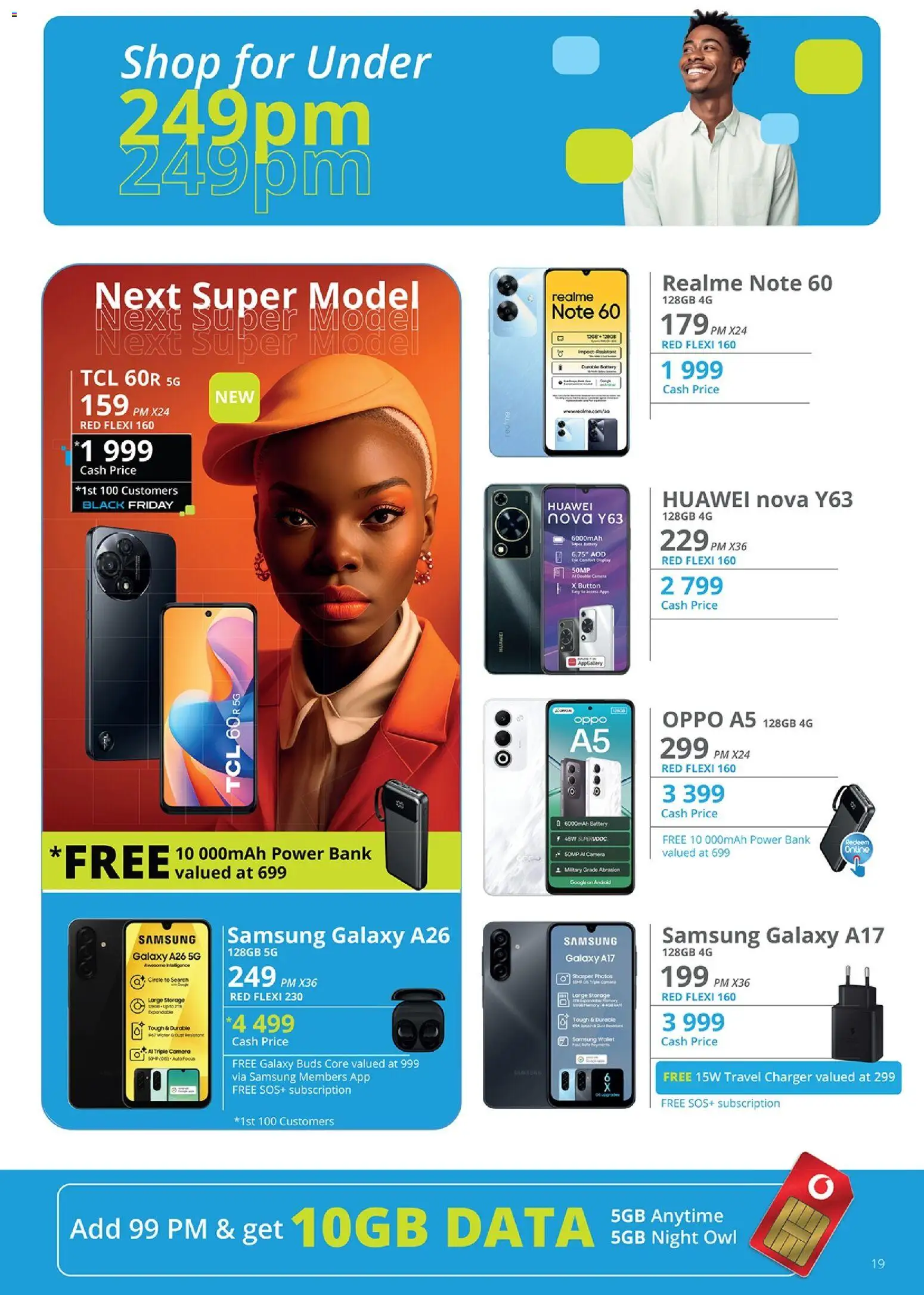 New Cellucity catalogue – valid from 07.11.2025 | Page: 19 | Products: Data, Camera, Battery, Charger