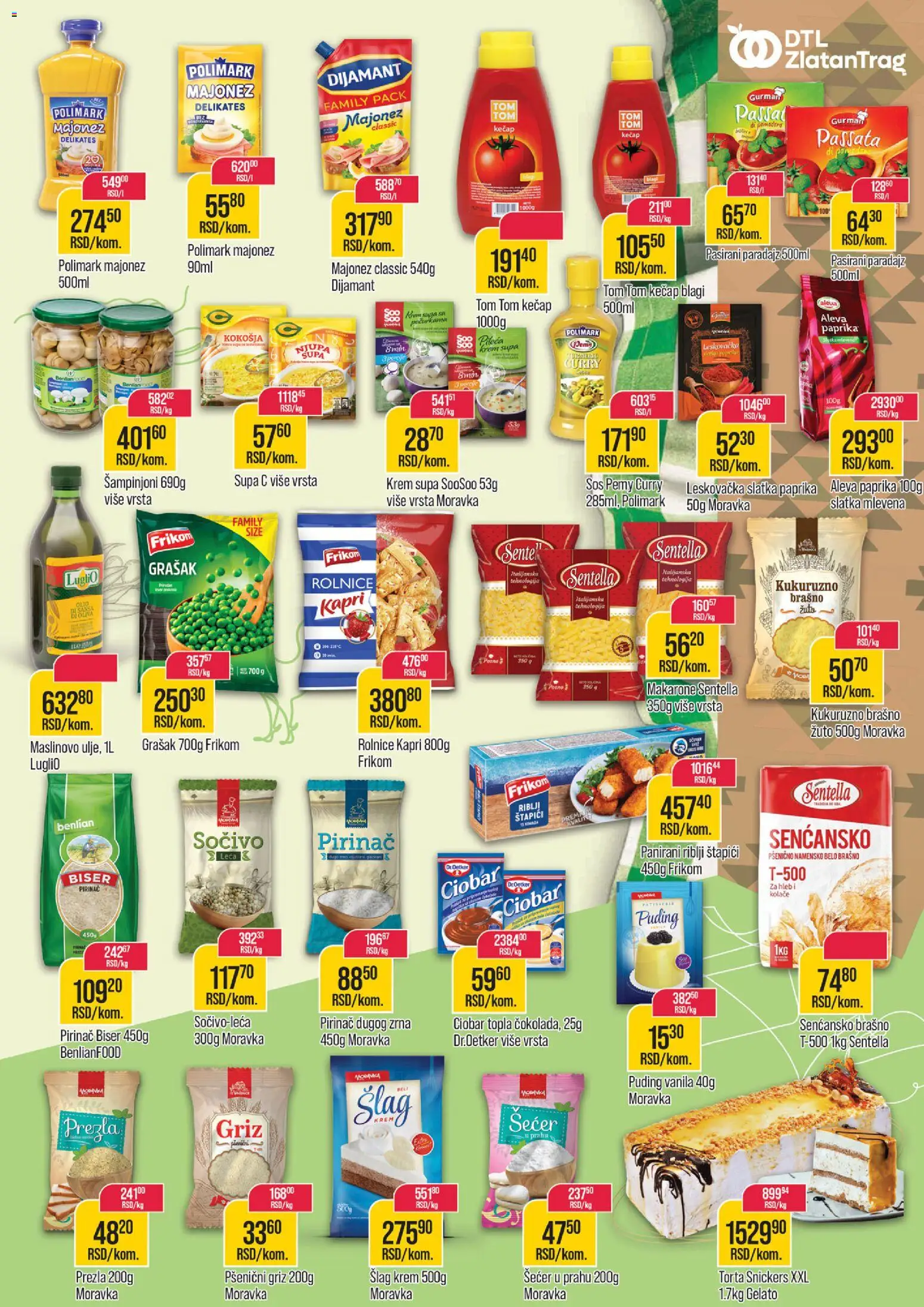 Zlatan Trag katalog - važi od 14.01.2026 | Strana: 7 | Proizvode: Majonez, Šlag, Sos, Šećer u prahu