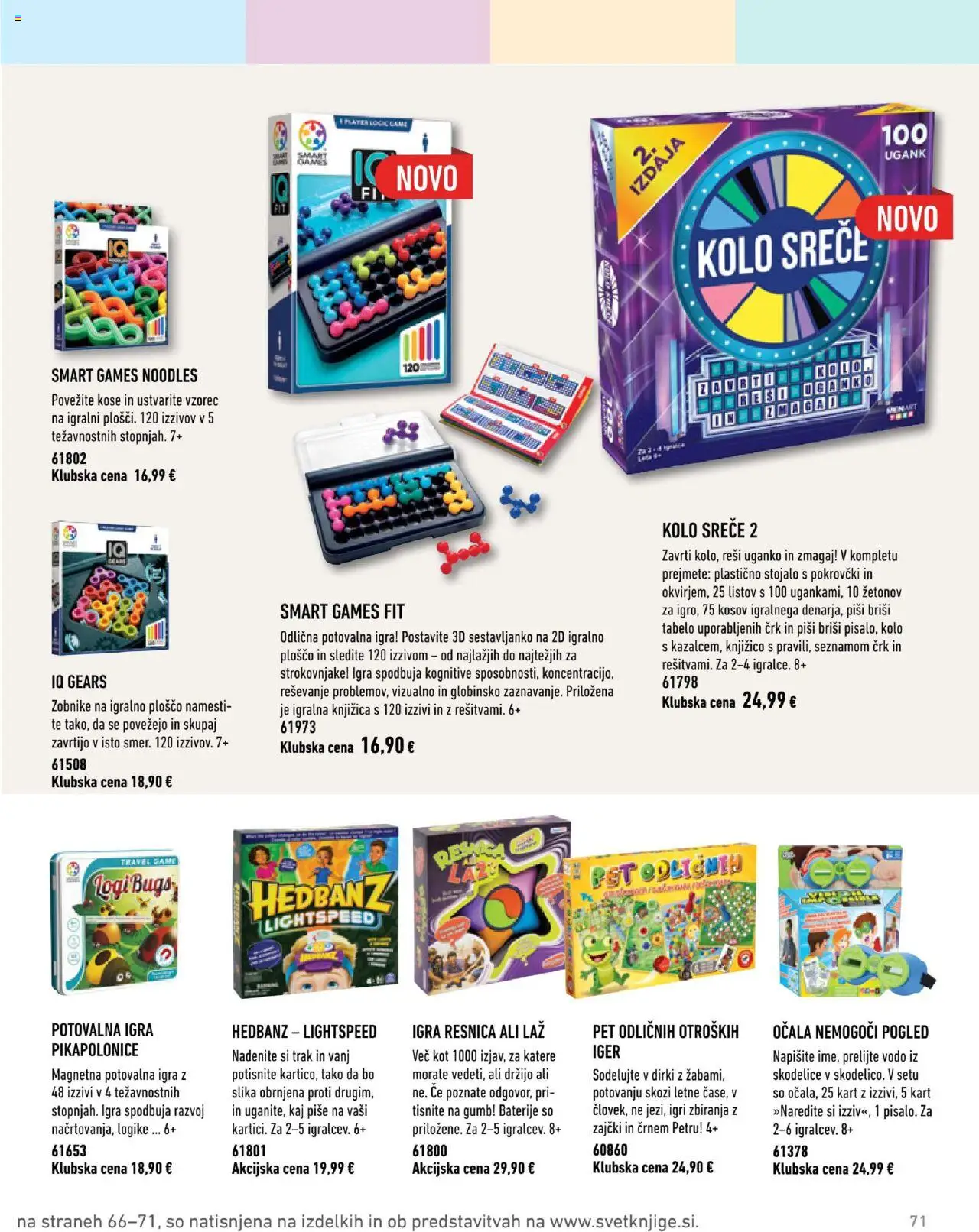 Novi Svet knjige katalog ponudbe – veljaven od 01.10.2025 | Stran: 71 | Izdelki: Igra, Baterije, Ocala